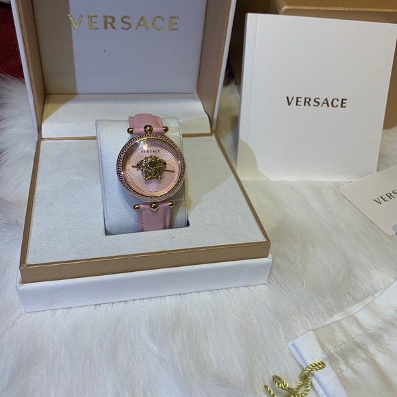 Versace Gold- Plated Versace Palazzo Empire Pink - Picture 8 of 12